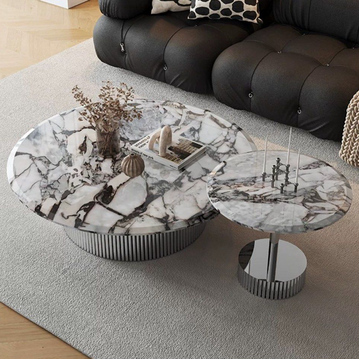 TIORA Modern Round Coffee Table
