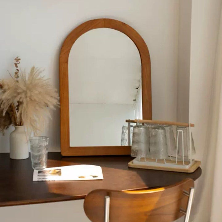 KISEL Modern Solid Wood Vanity Mirror