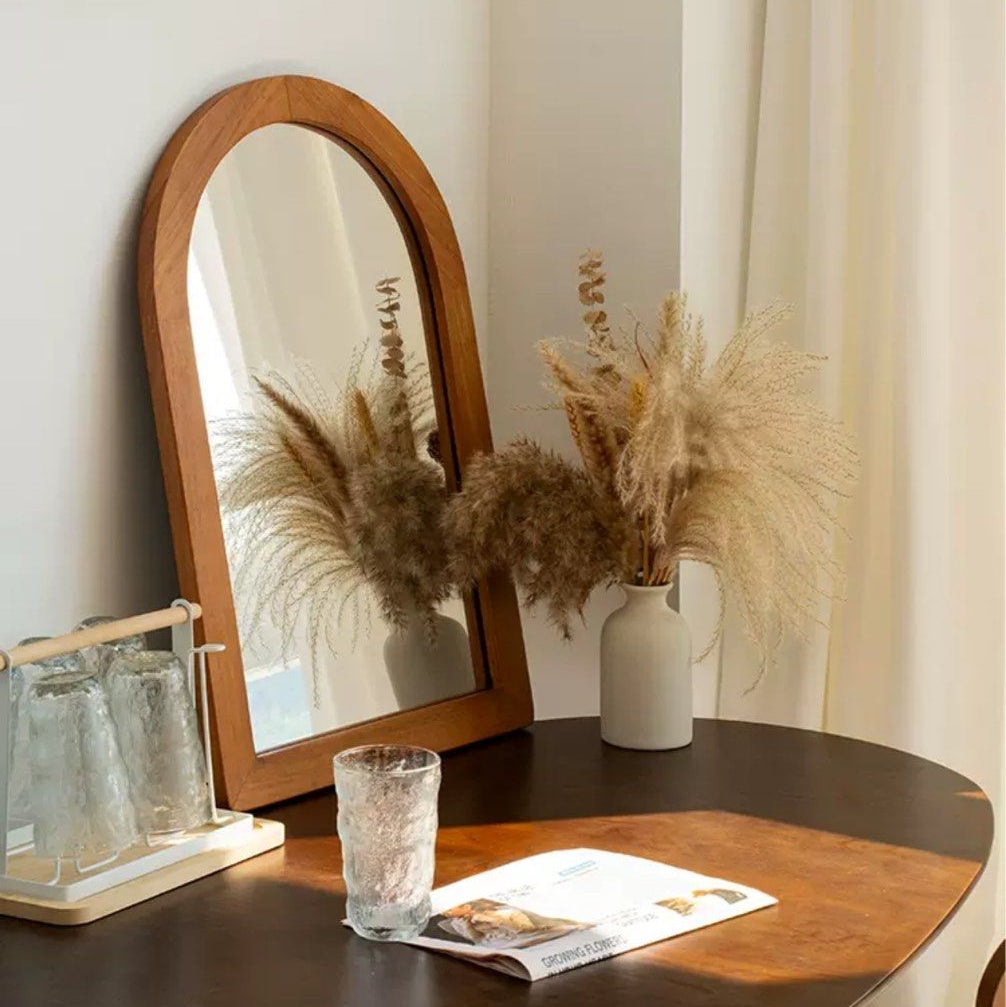 KISEL Modern Solid Wood Vanity Mirror