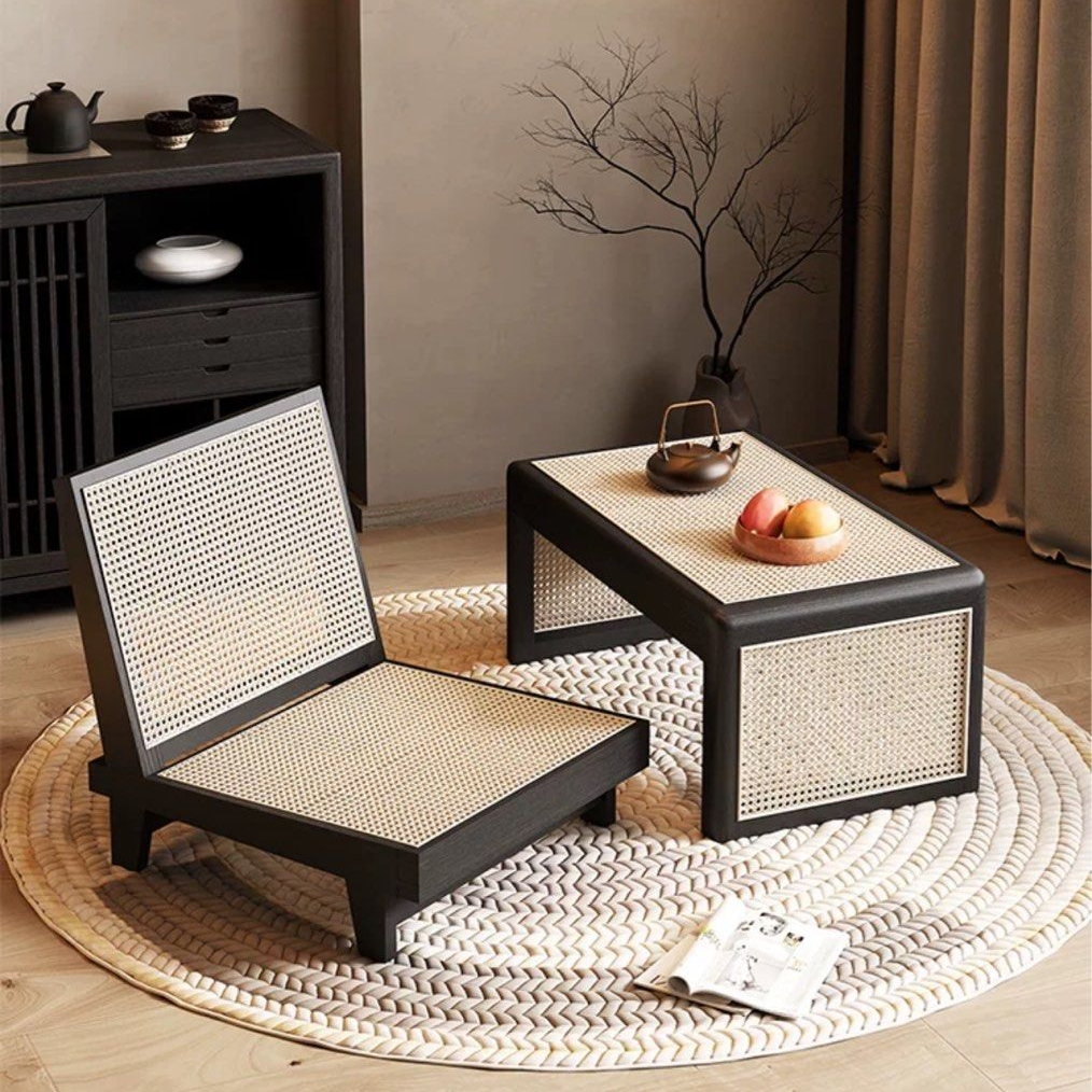 NARI Japandi Rattan Lounge Chair