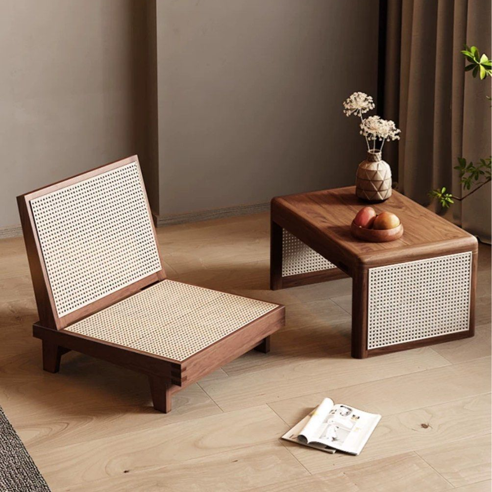 NARI Japandi Rattan Lounge Chair