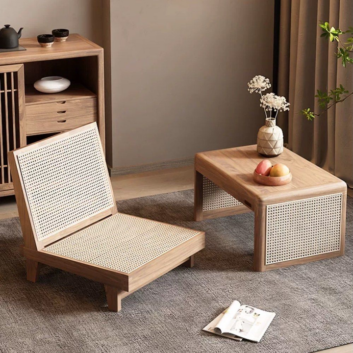 NARI Japandi Rattan Lounge Chair