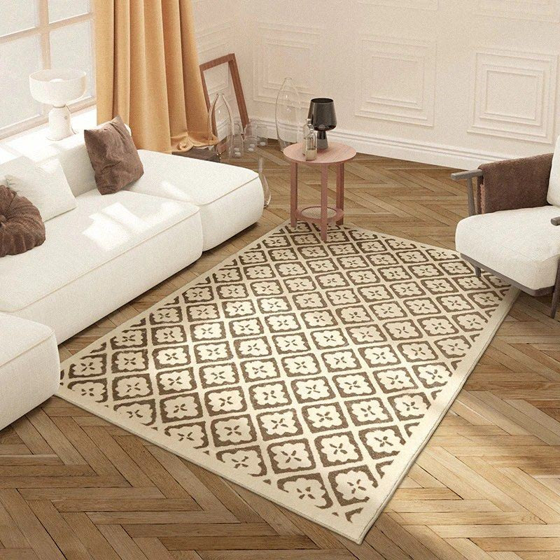 LUKIAN Beige Area Carpet Rug