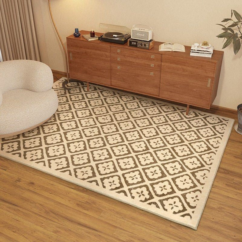 LUKIAN Beige Area Carpet Rug