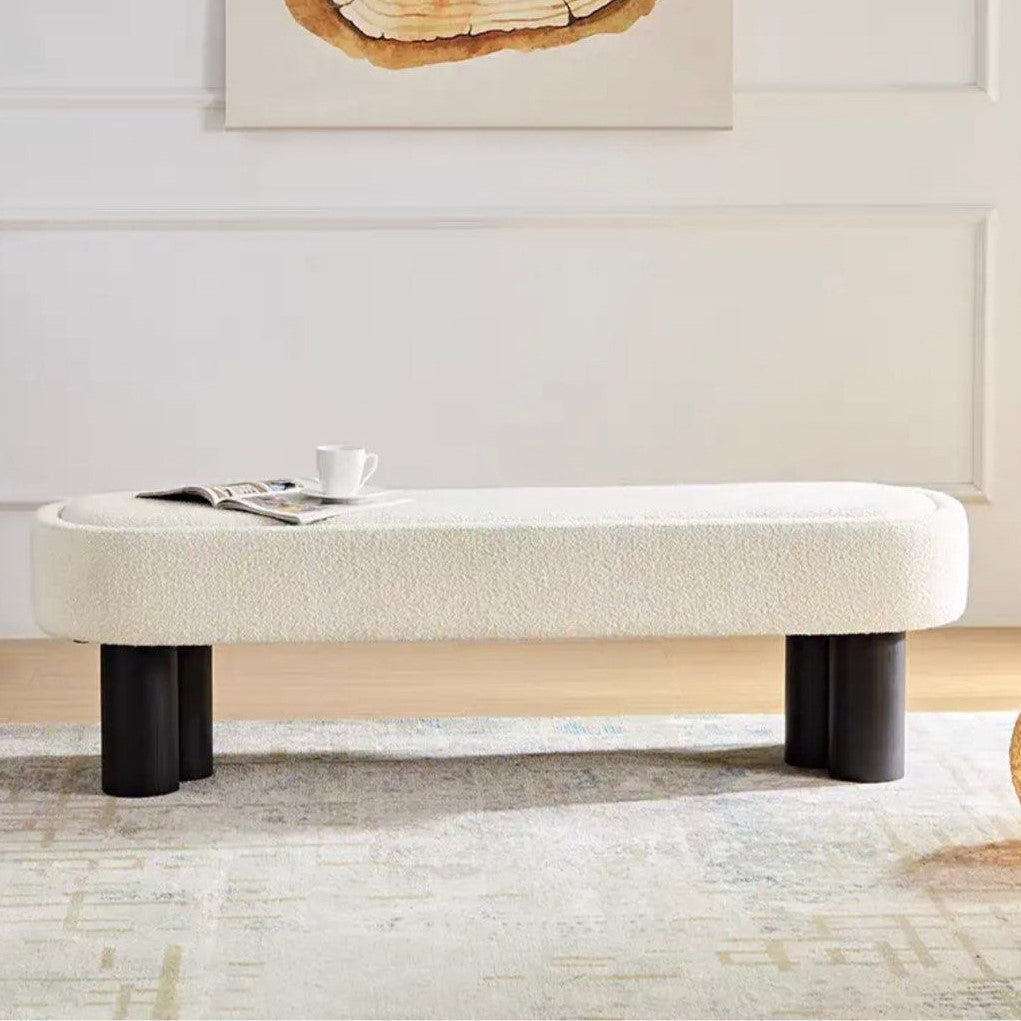 KYLER Modern Boucle Bench