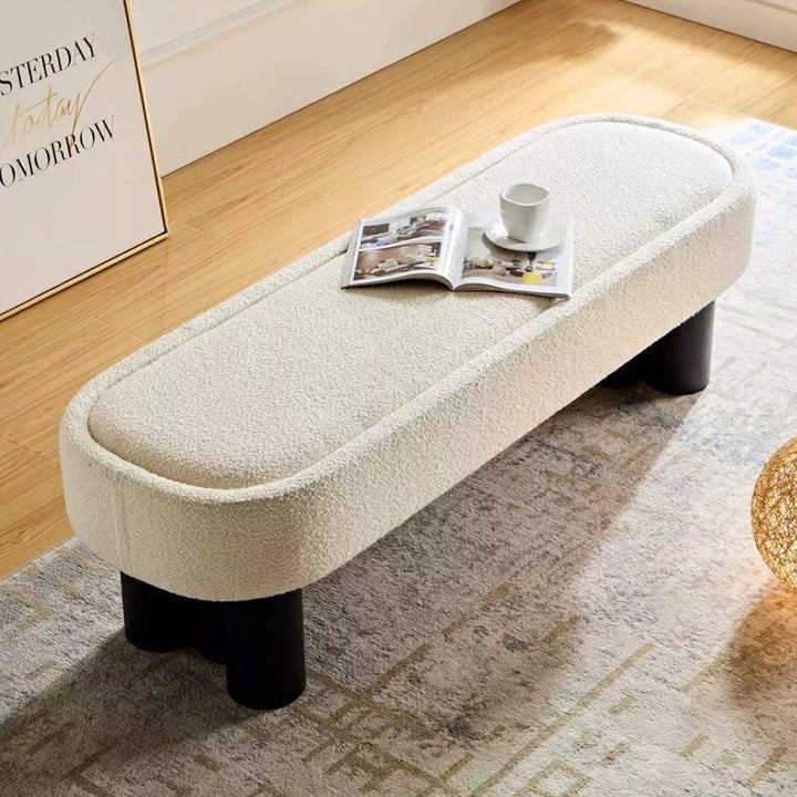 KYLER Modern Boucle Bench