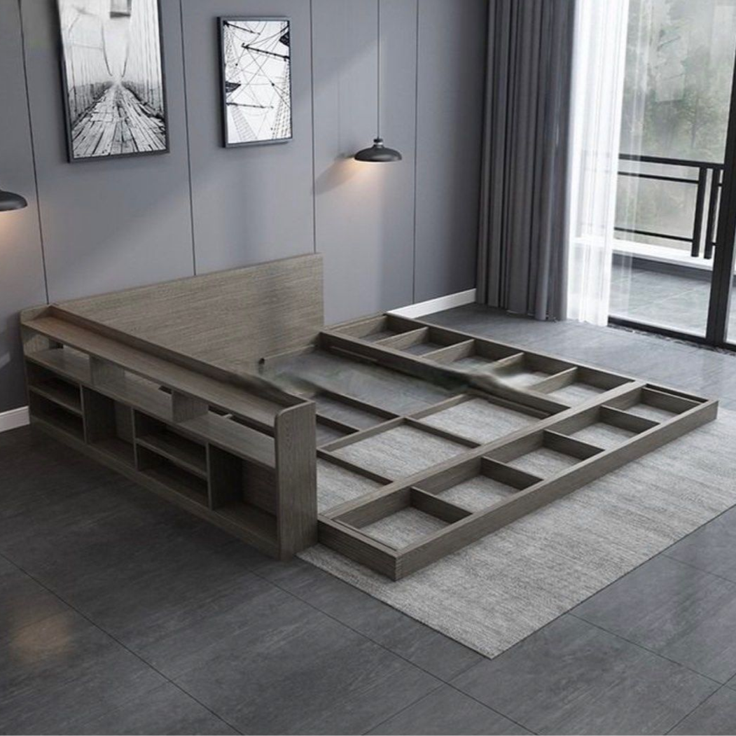 KLOEY Japandi Platform Bedframe