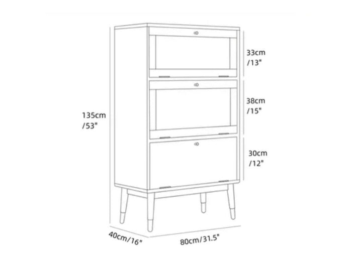 GANGSA Rustic Solid Wood Sideboard