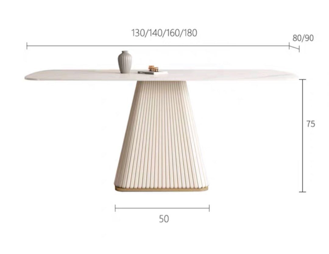 NELSON Modern Sintered Stone Dining Table