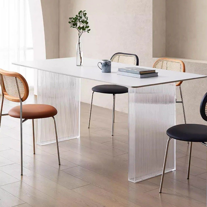 RAKSON Modern Sintered Stone Dining Table