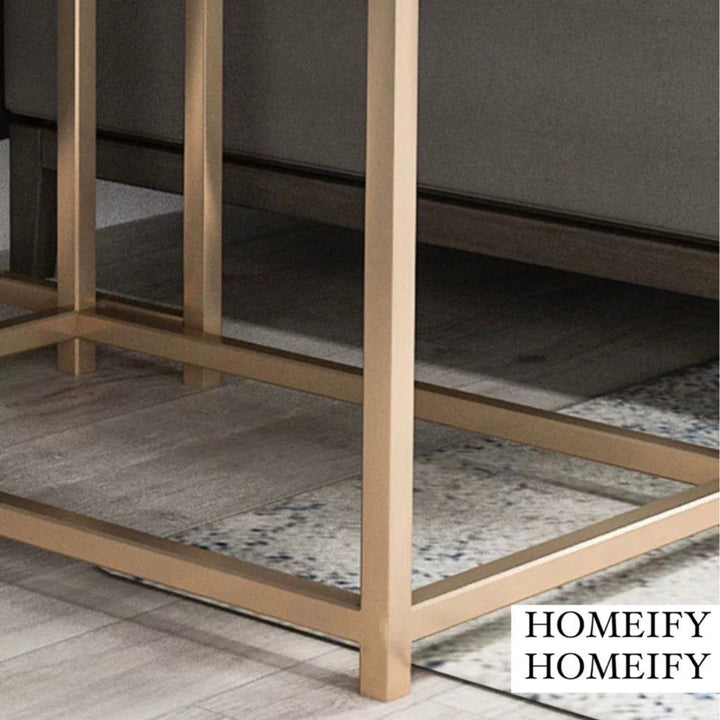 WILMER Modern Marble Nesting Side Tables