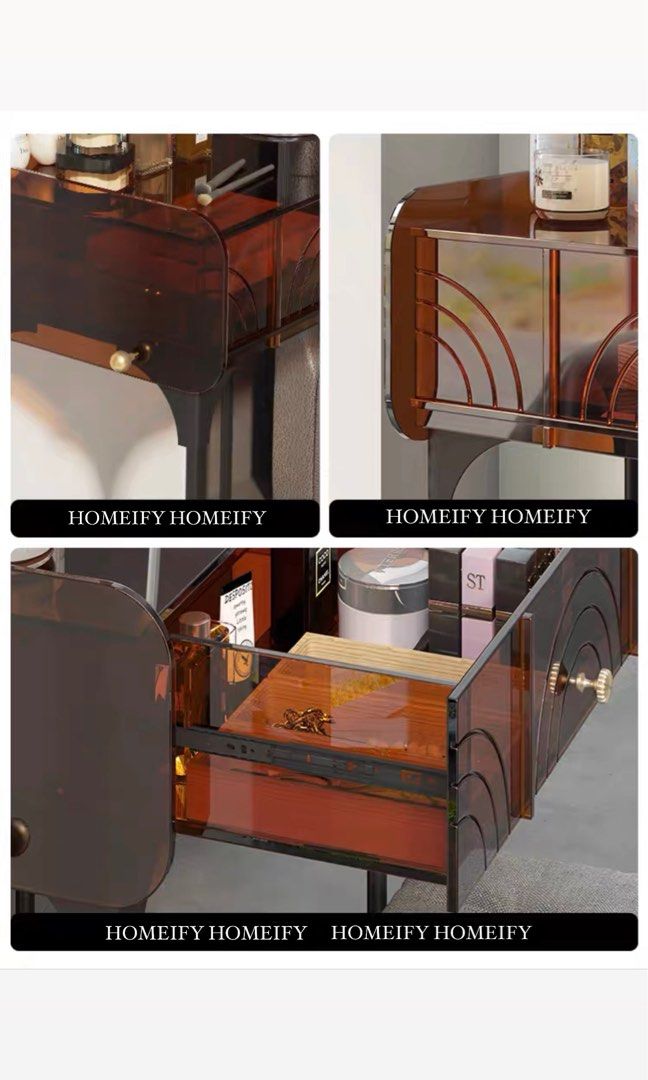 KORE Modern Vanity Table & Stool