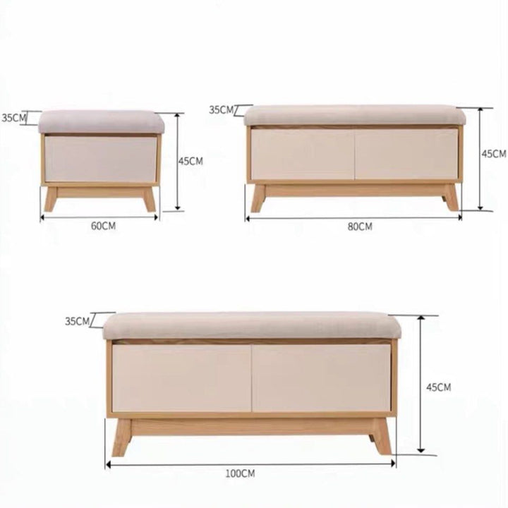 ENDYMION Scandinavian Shoe Cabinet Bench