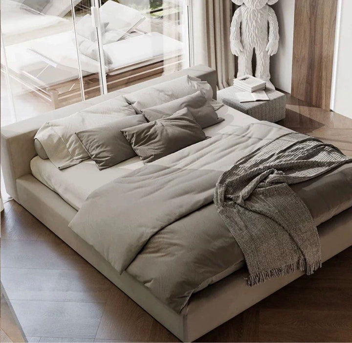 KOTALE Leather Minimalistic Bedframe