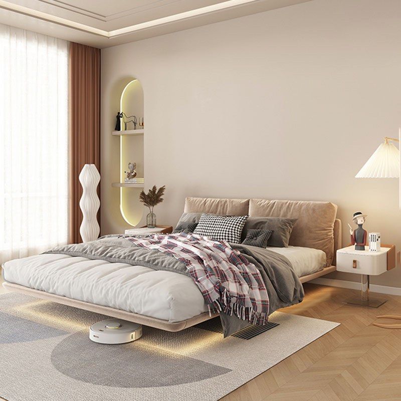 KOTO Modern Floating Fabric Bedframe