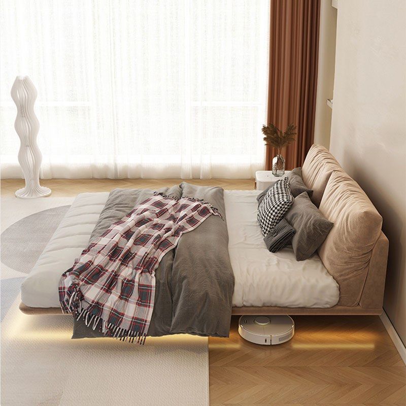 KOTO Modern Floating Fabric Bedframe