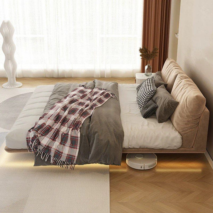 KOTO Modern Floating Fabric Bedframe