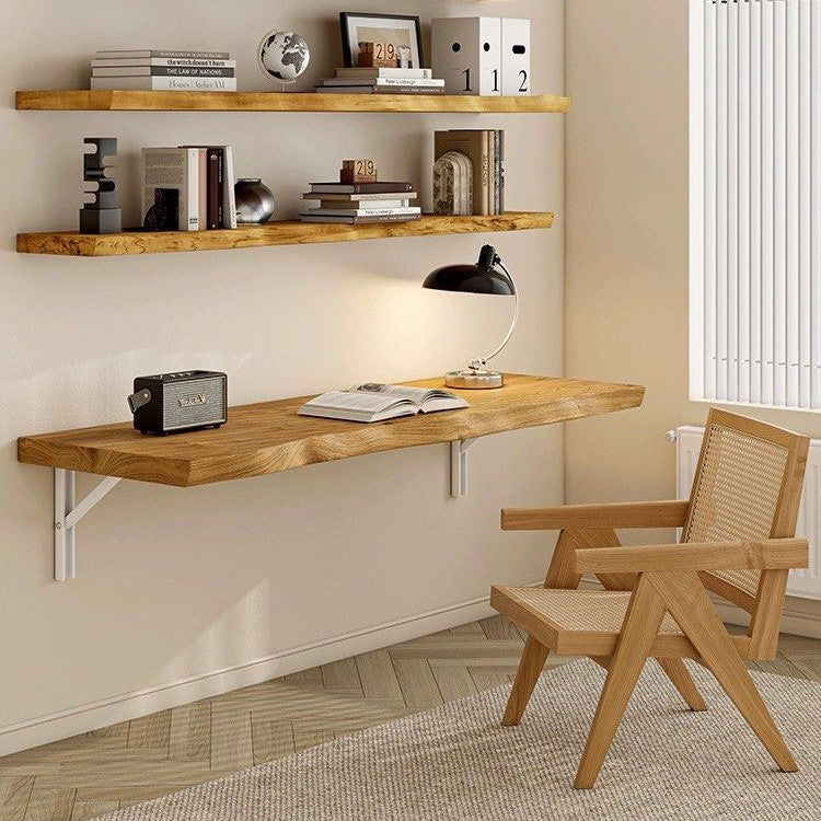 KORWIN Modern Solid Wood Floating Study Desk