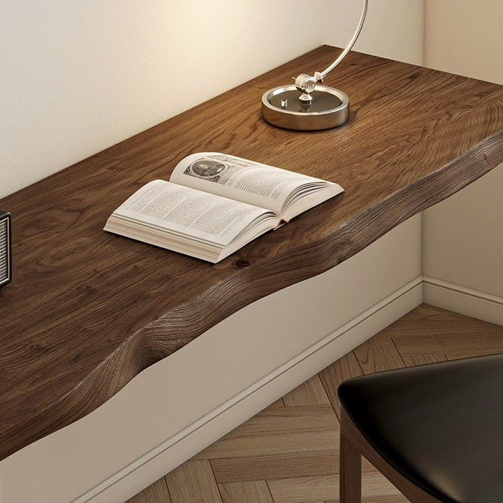 KORWIN Modern Solid Wood Floating Study Desk