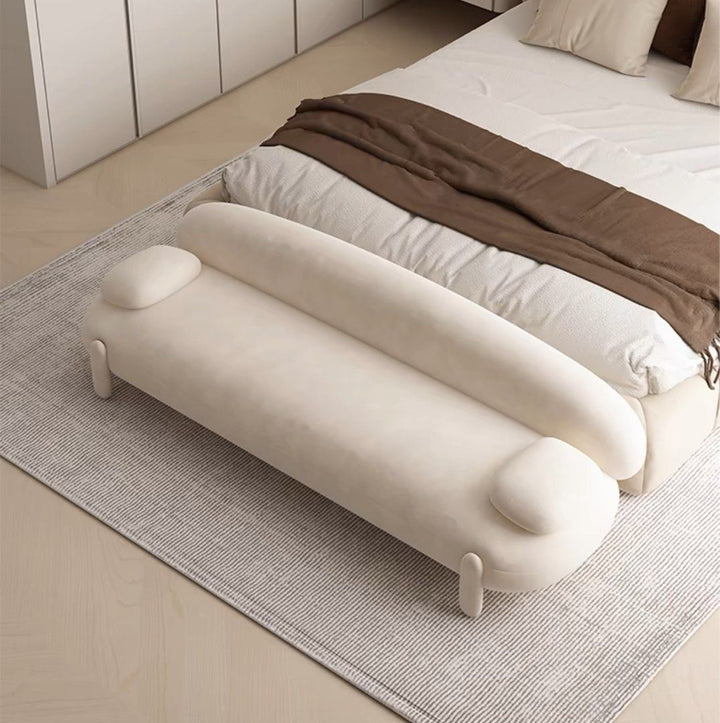 KOVE Modern Boucle Ottoman