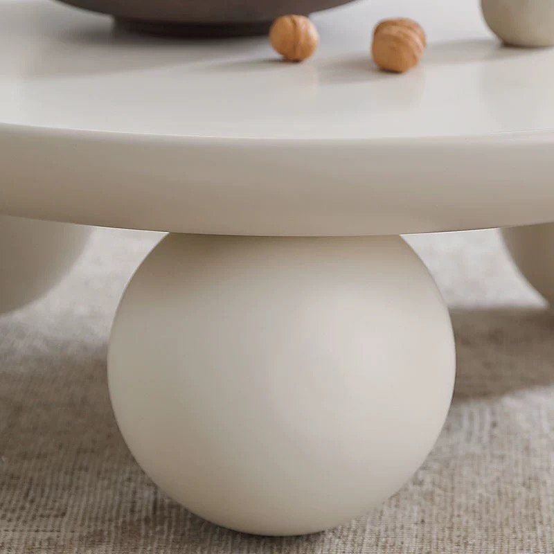 AUSTEL Japandi Round Coffee Table