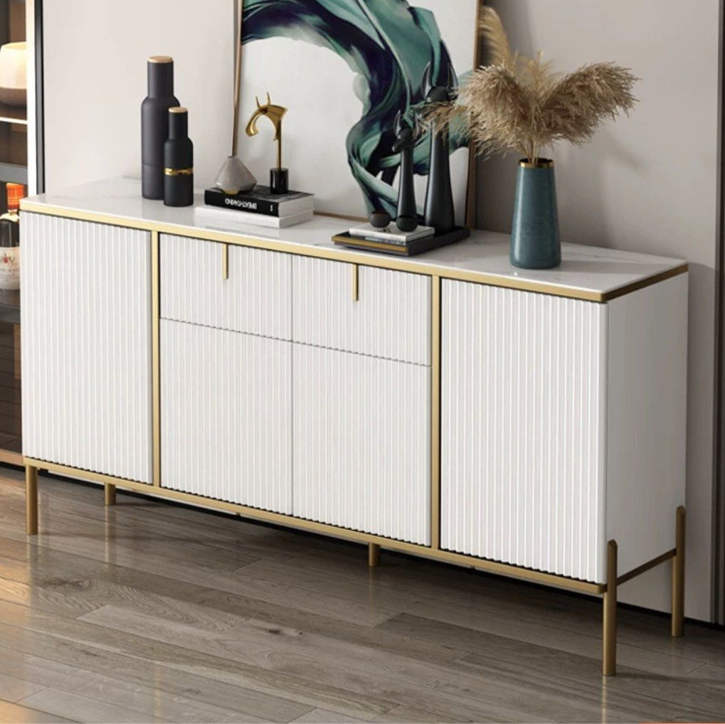 FOZAR Modern Fluted Sideboard