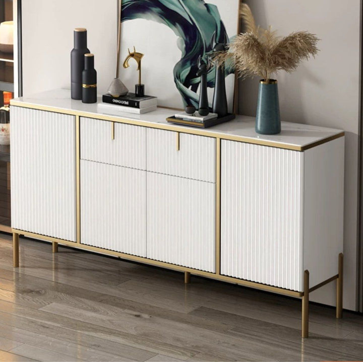 FOZAR Modern Fluted Sideboard