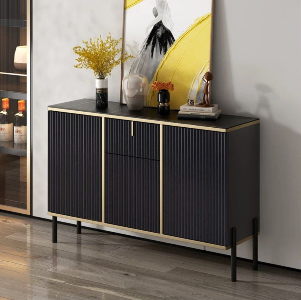 FOZAR Modern Fluted Sideboard