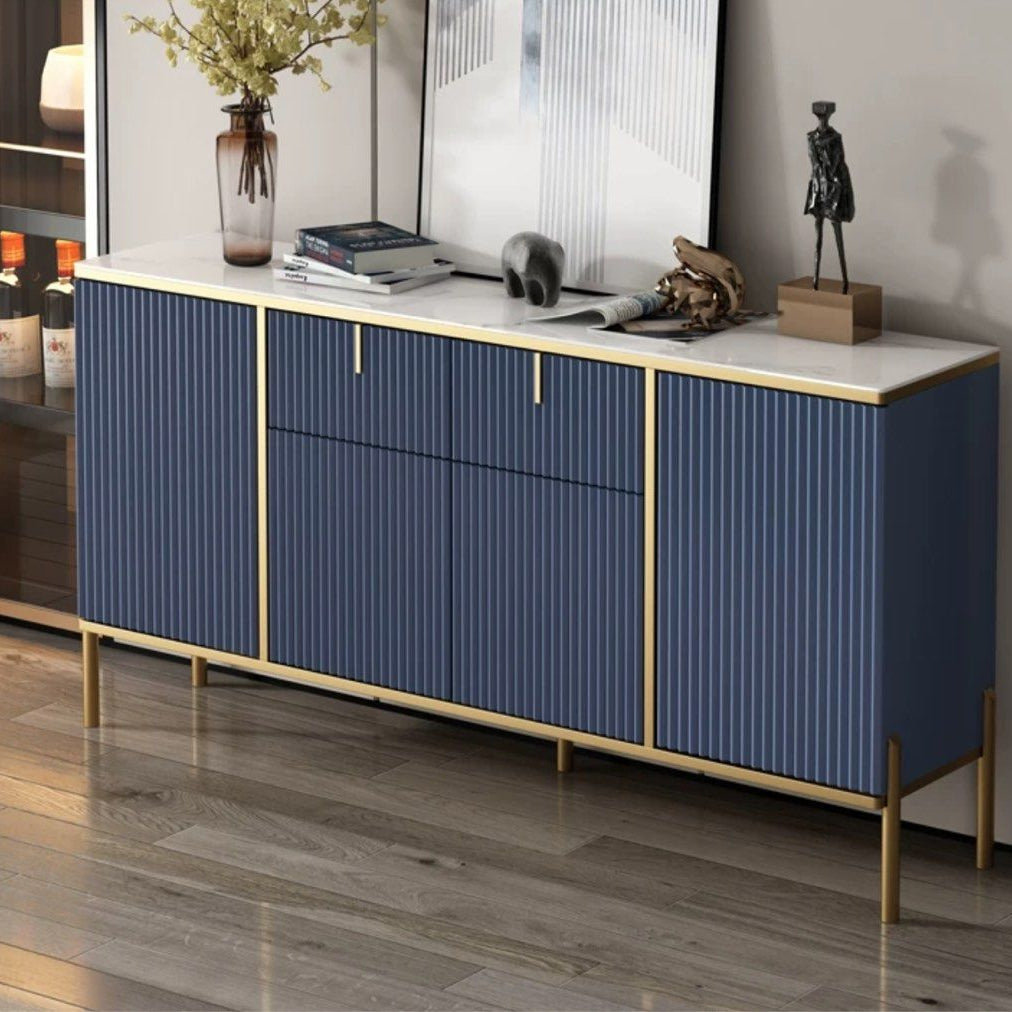 FOZAR Modern Fluted Sideboard