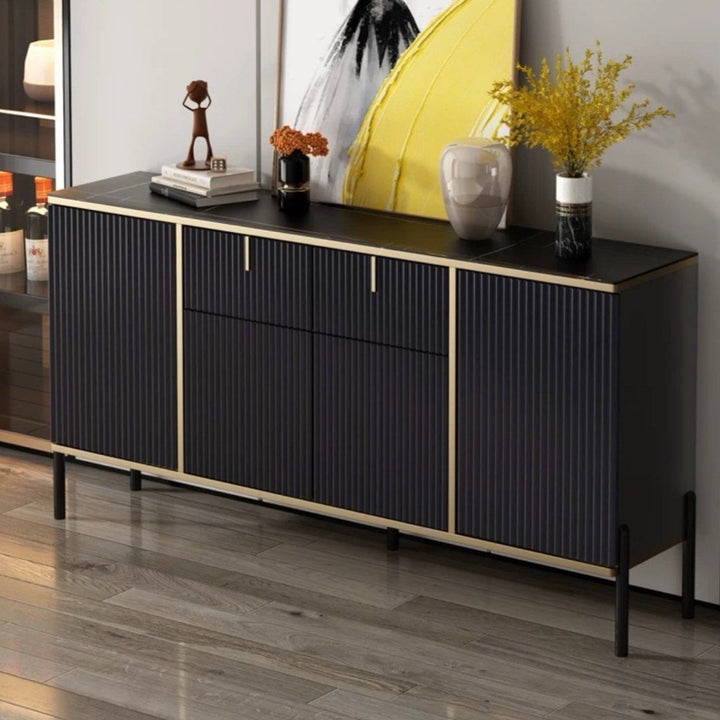 FOZAR Modern Fluted Sideboard