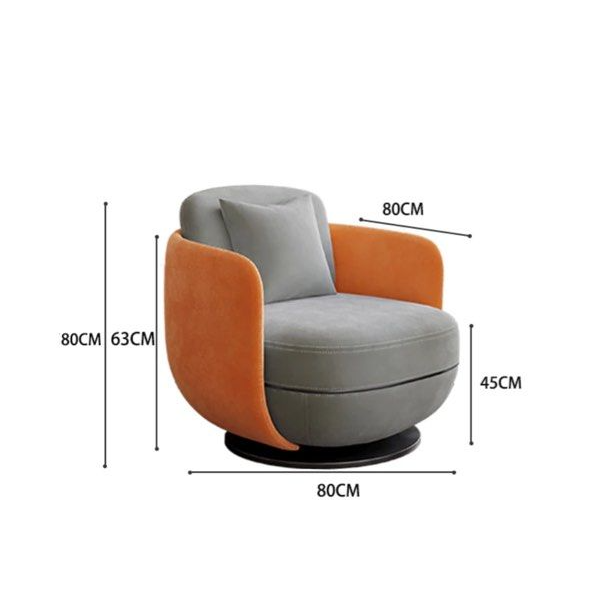 PAIGE Modern Fabric Armchair