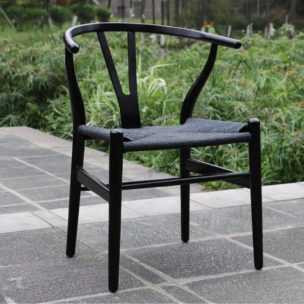 ELAINE Rustic Wishbone Dining Chair