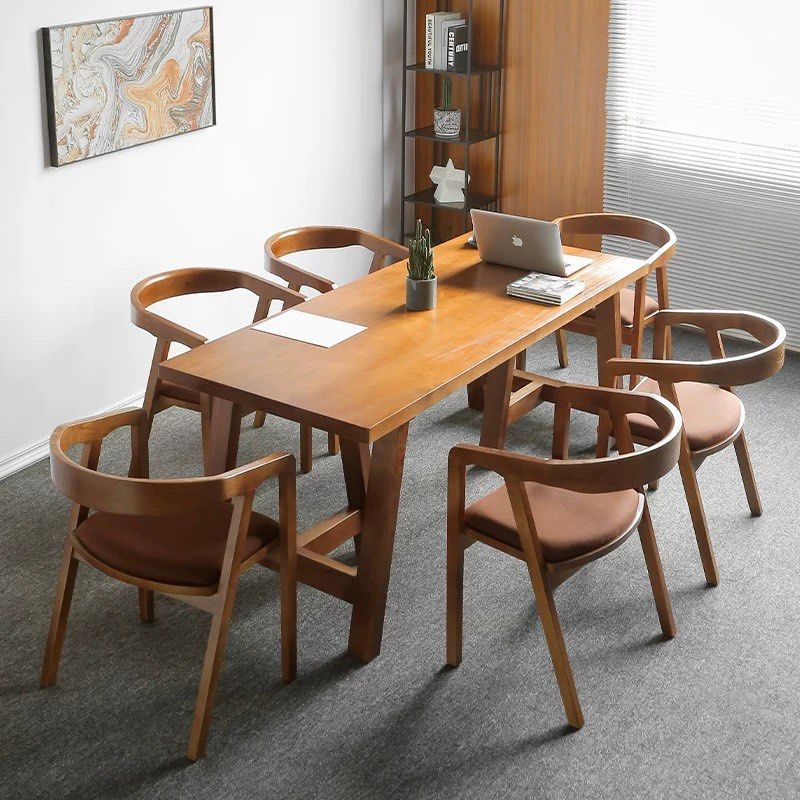 KREUA Rustic Solid Wood Dining Table