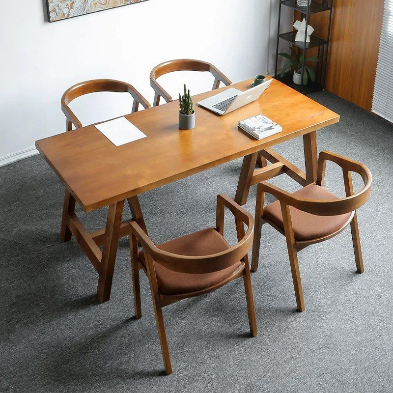 KREUA Rustic Solid Wood Dining Table