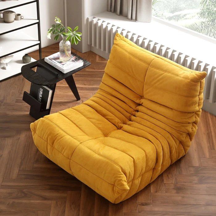 KRUSKI Velvet Lounge Chair