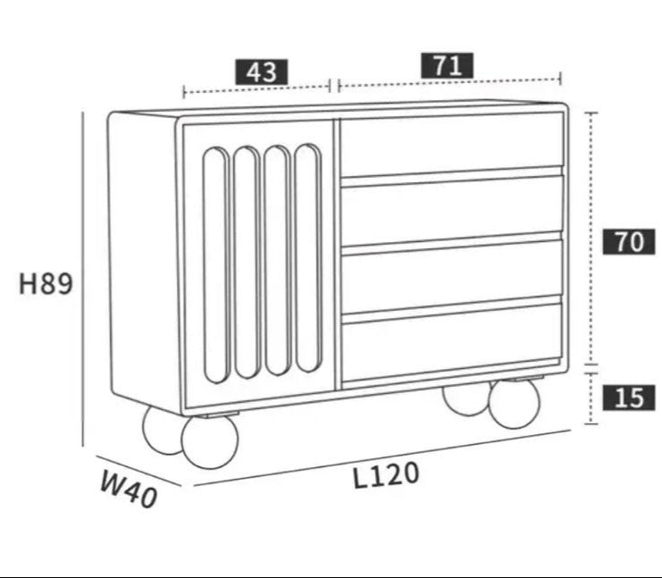 AVALON Japandi Sideboard