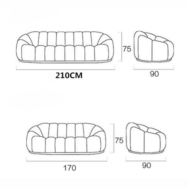 FORENZA Modern Boucle Sofa