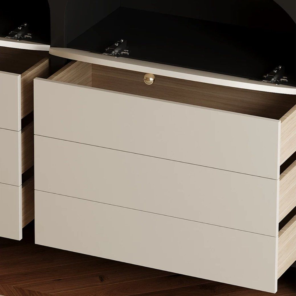 KAMIRO Modern Sideboard Drawers