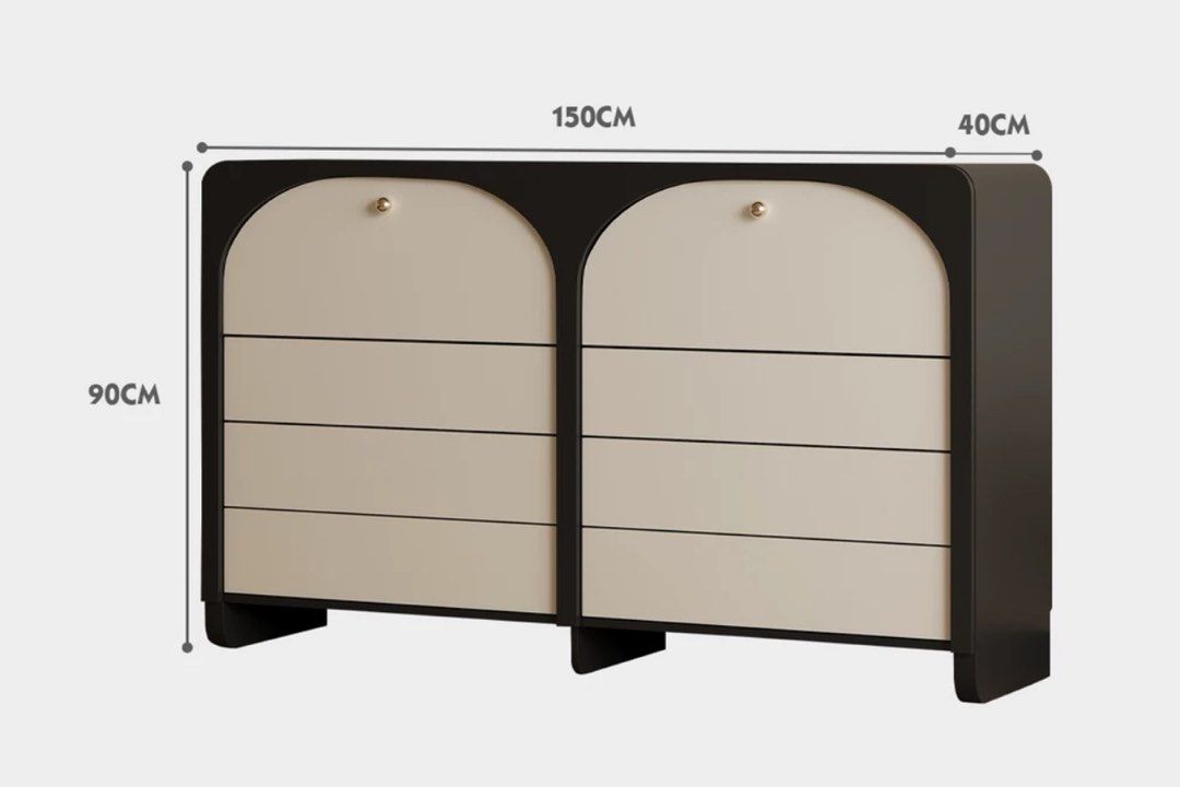 KAMIRO Modern Sideboard Drawers
