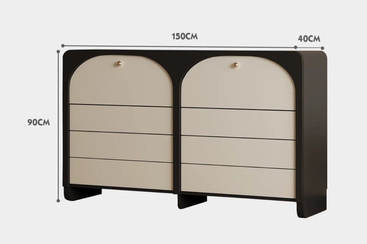 KAMIRO Modern Sideboard Drawers