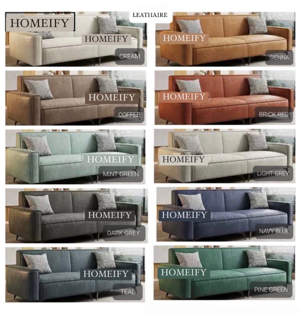 VIROLO Modern Leathaire Sofa