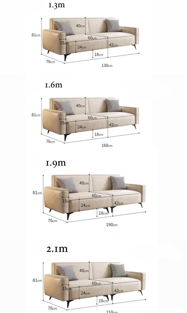 VIROLO Modern Leathaire Sofa