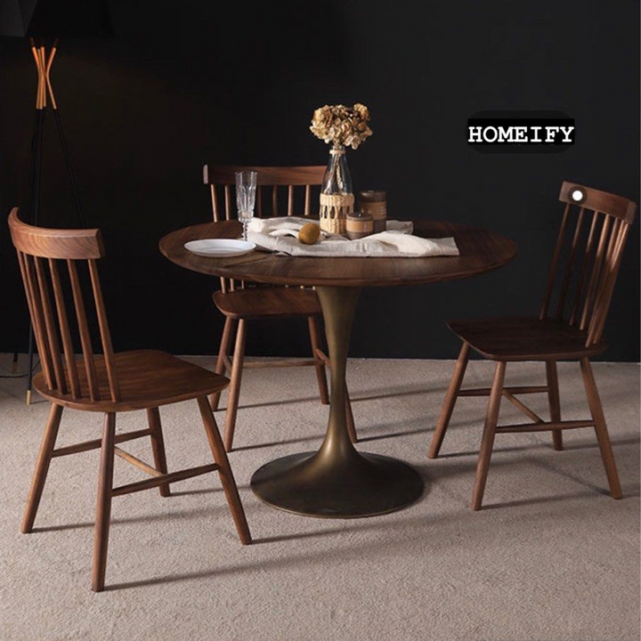 RUFUS Black Walnut Tulip Dining Table
