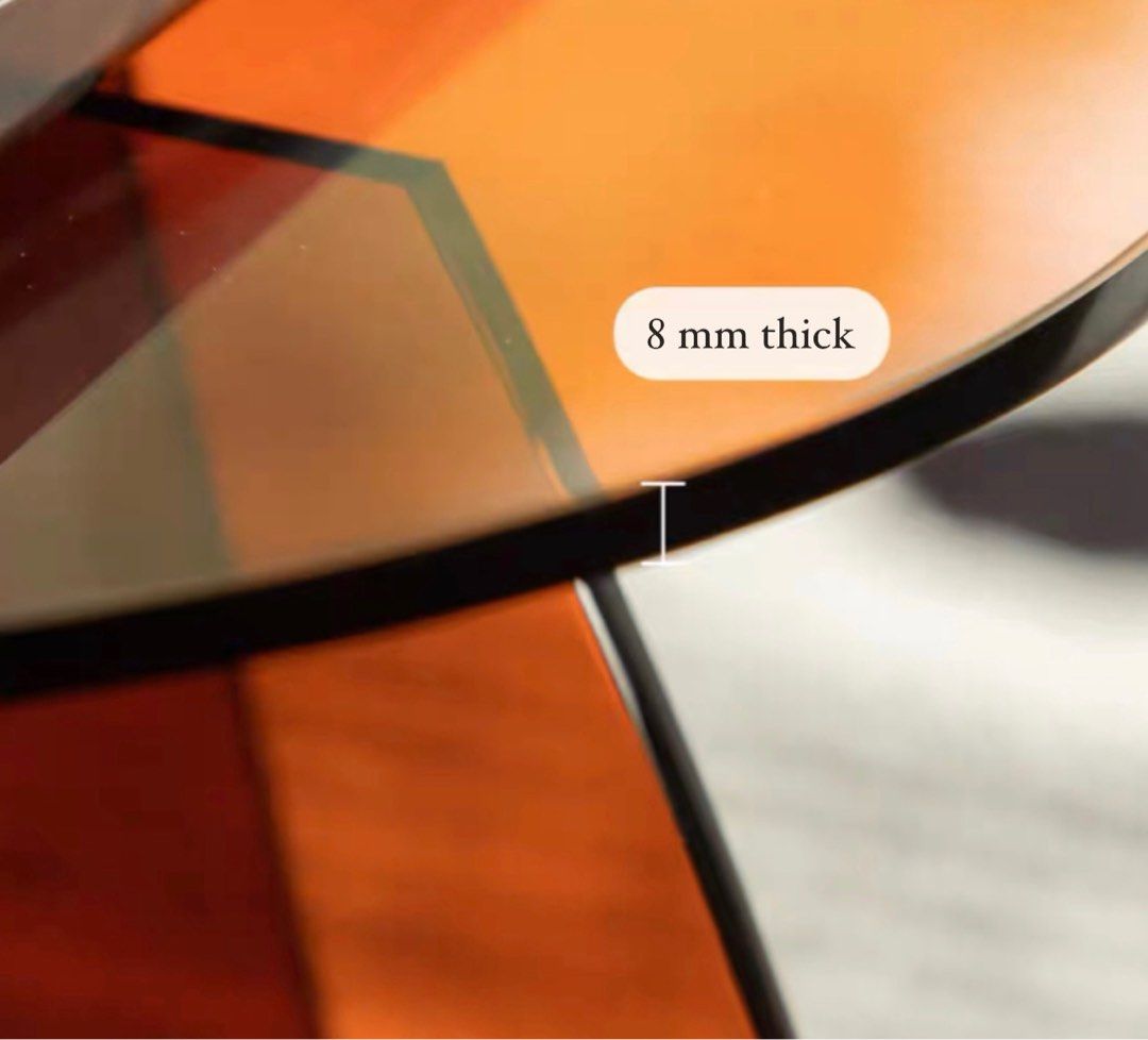 ZURITA Modern Acrylic Coffee Table