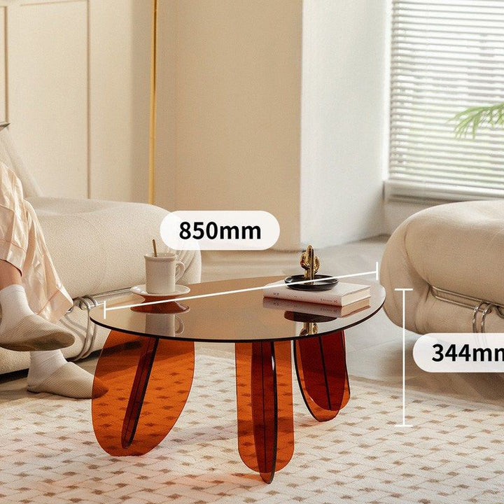ZURITA Modern Acrylic Coffee Table