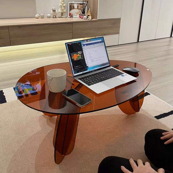 ZURITA Modern Acrylic Coffee Table