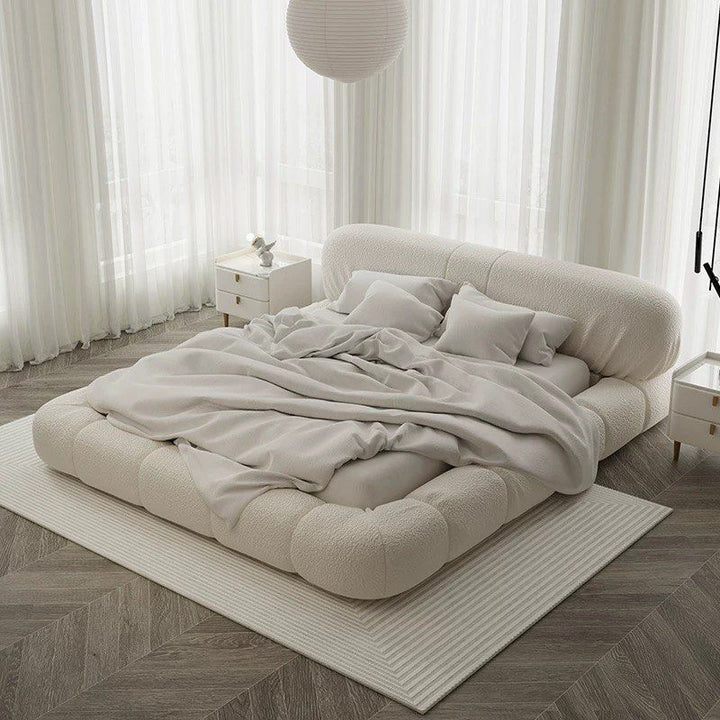 LAMAR Modern Boucle Bedframe