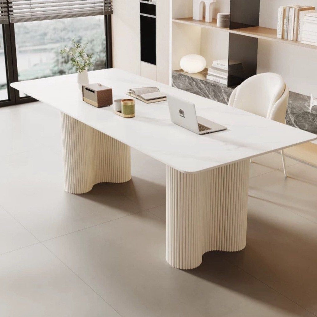 LUCIAN Modern Sintered Stone Study Desk