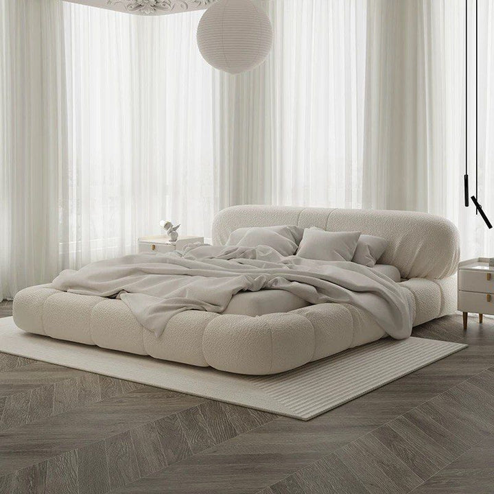 LAMAR Modern Boucle Bedframe