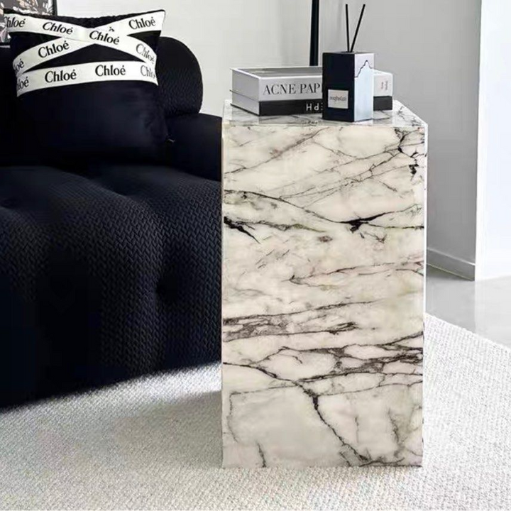 DOMINIC Modern Marble Side Table